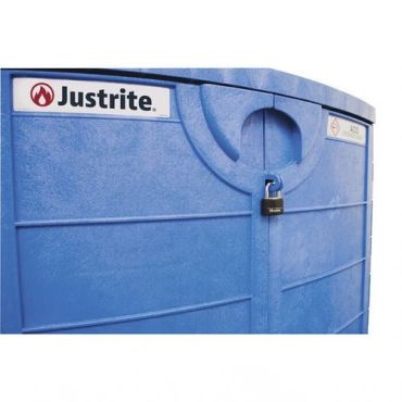 Justrite - Kemikaalikaappi aggressiivisille aineille - 914x660x889 mm - Polystyreeni Sininen