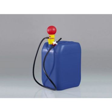 Käsipumppu otal - PP/PVC - Punainen/keltainen - 12 mm poistoputki - 2 kg
