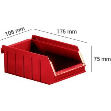 Hollarts - Pinottavat keräilyastiat punainen tilavuus:1 l kokonaispituus: 175 mm