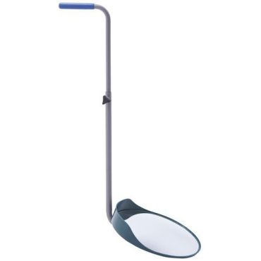 Mottez - Tarkastuspeili varrella - Ø 300 mm 1200 mm varsi - Pyöreä ergonominen kierrätettävä