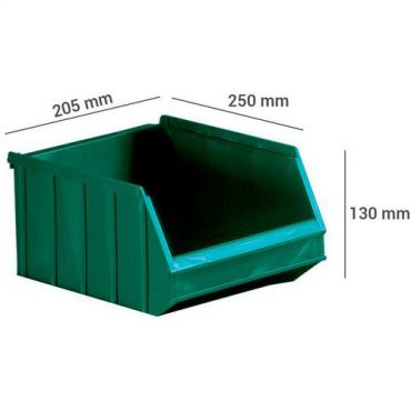Hollarts - Pinottavat keräilyastiat vihreä tilavuus:6 l kokonaispituus: 250 mm
