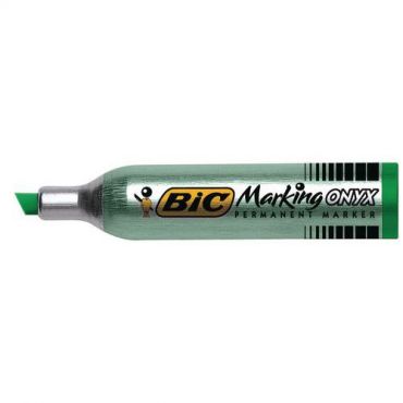 Bic - Merkintäkynä bic onyx kapea vino kärki vihreä