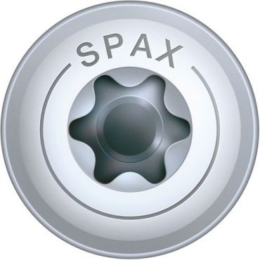 Spax - Ruuvi levypään osakierteellä t-star plus wirox 6x160