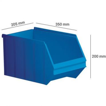 Hollarts - Pinottavat keräilyastiat sininen tilavuus:14 l kokonaispituus: 350 mm