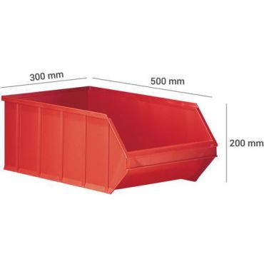 Hollarts - Pinottavat keräilyastiat punainen tilavuus:30 l kokonaispituus: 500 mm