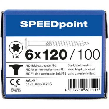 Speedpoint - Ruuvi levypäällä tx osakierre 6x120