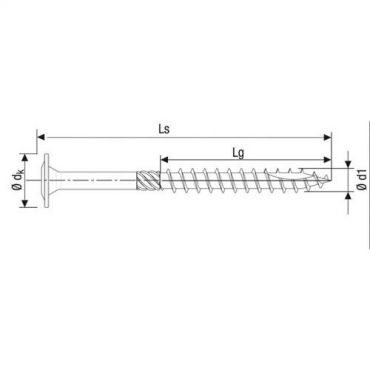 Speedpoint - Ruuvi levypäällä tx osakierre 6x160