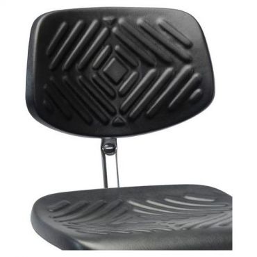 Global Professional Seating - Korkea teollisuustyötuoli Prestige - Polyuretaani Musta - Säädettävä korkeus 62-87cm 110kg