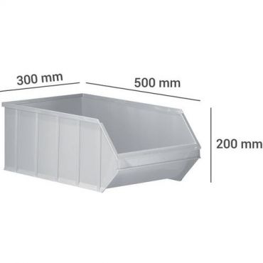 Hollarts - Pinottavat keräilyastiat harmaa tilavuus:30 l kokonaispituus: 500 mm