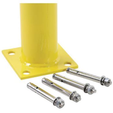 Viso - Turvakaide 1 m halk.= 40 mm kiinnityslevy keltainen/musta