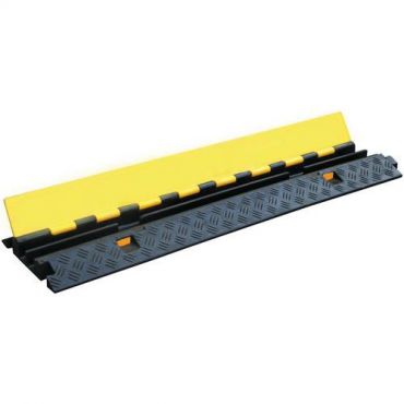 Manutan Expert - Kaapelisuoja 2 kanavaa - 12 tonnia 270x60x1045 mm - PVC kestävä