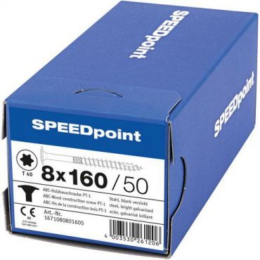 Speedpoint - Ruuvi levypäällä tx osakierre 8x160