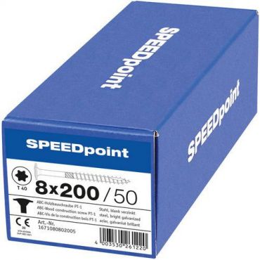 Speedpoint - Ruuvi levypäällä tx osakierre 8x200
