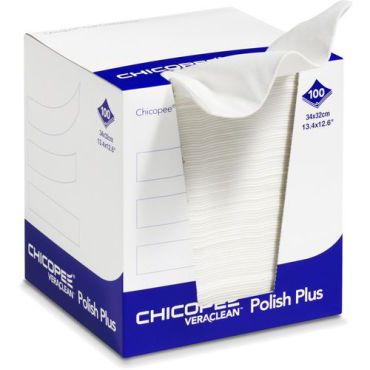 Ko-Ton - Kuivapaperi Polish Plus - 8 x 100 arkkia/pkt - Valkoinen - 340 x 320 mm