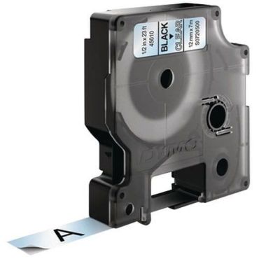 Dymo D1 tarrat musta/valkoinen 12mm x 7m - Kierrätetty 100% - Yhteensopiva Label Manager