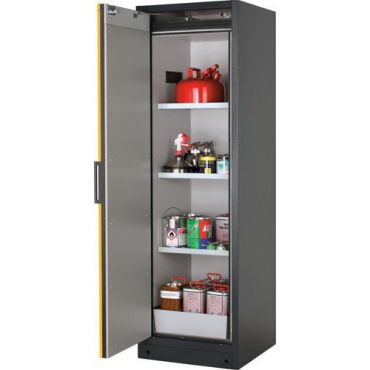 Asecos - Paloluokiteltu kemikaalikaappi Q-CLASSIC-90 - 599x615x1953 mm - 90 min paloluokitus - Syttyville nesteille