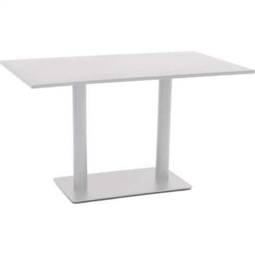 Hillerstorp - Kahvilapöytä näsby 70x120 cm säädettävät jalat valkoinen
