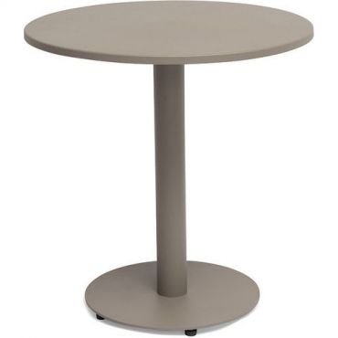 Hillerstorp - Pyöreä kahvilapöytä näsby ø 70 cm säädettävät jalat beige