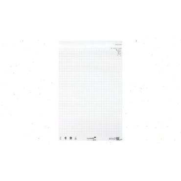 Legamaster - SKETCH ECO fläppitaulupaperi - Ruudullinen 2x 50 arkkia 980x650mm 80g/m²