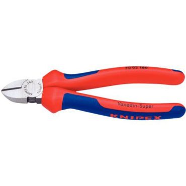 Knipex - Sivuleikkuri 180mm - Sähköasentajan työkalu - Kapea pää - Kestävä ja tarkka