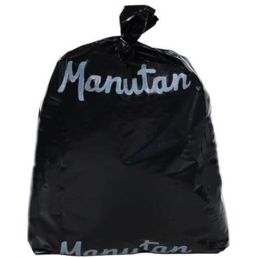 Manutan expert - Jätesäkki manutan musta 60 l 100 kpl