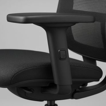 Nowy Styl - Souly Swivel toimistotuoli harmaa selkänoja sininen kangasistuin säädettävä ergonominen