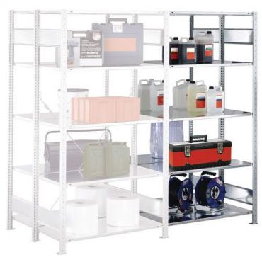 Schulte - Hylly easy-fix 2-puol jatko-osa 2500 x 1000 x 1000