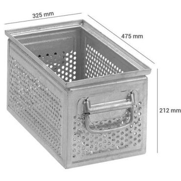 Laatiiko metalli perforoitu 29 l - Witre