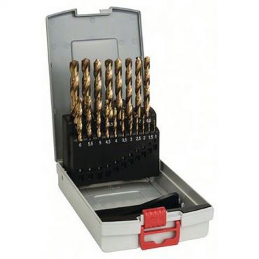 Bosch - 19 poran sarja hss-tin 1-10mm 135°