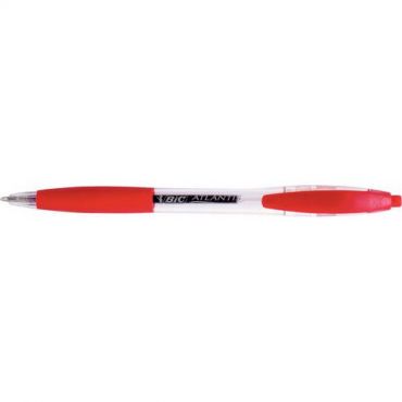 12 Kpl Pakkaus - Kuulakärkikynä Bic Atlantis Punainen,