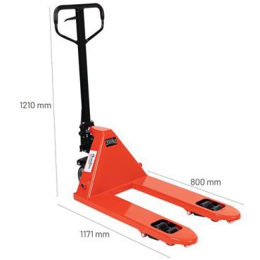 Manutan Expert - Haarukkavaunu nailon/kumi 800 mm - 2000 kg kapasiteetti - Lavannostovaunut & Lavansiirto