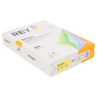 Rey - Adagio A4 kopiopaperi - 500 arkkia - Sitruunankeltainen 80g