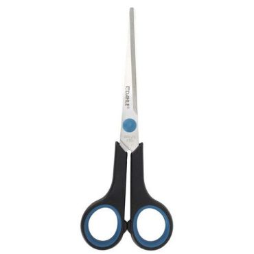 Dahle - Toimist sakset 18 cm - Comfort Grip - Teräs - Musta/sininen