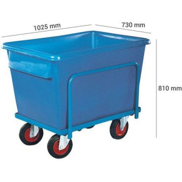 Laatikko 370 l laatikko ja vaunu - Witre