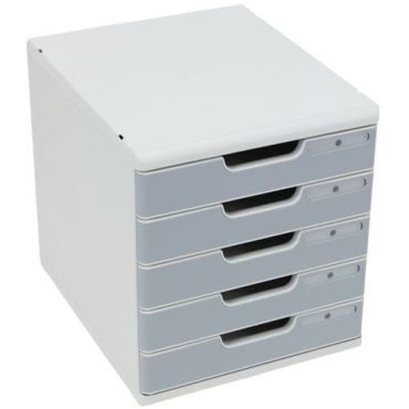 Multiform - Lomakelaatikko vakio 5 lokeroa - Harmaa - Polystyreeni - 32x28.8x35 cm - 25 vuoden takuu