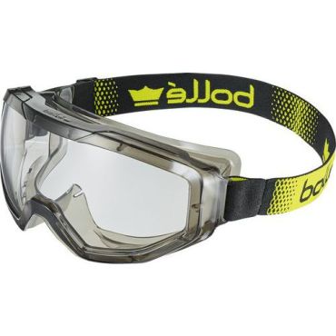 Bolle Safety - Suojalasit Globe - Väritön tuuletettu - Naarmuuntumaton huurtumaton - Polykarbonaatti