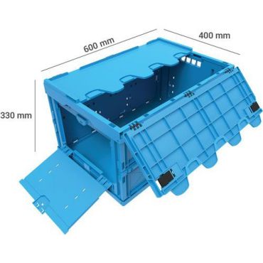 Walther faltbox - Muovilaatikko kokoontaittuva 62 l kansi