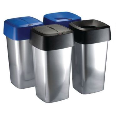 Vileda - Iris-roska-astia nelikulmainen 60 l muovi harmaa