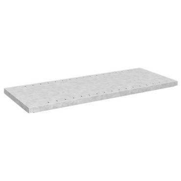 EAB - Hyllytasot 40 cm 5 kpl galvanoitu teräs hopea sopii Varastohylly Stålman
