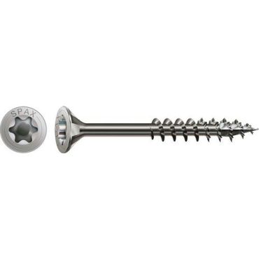 Spax - Ruuvi TX-teräs A2 5x70mm - 100 kpl - Ulkokäyttöön upokanta Torx