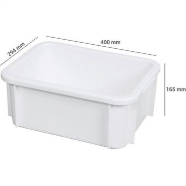 Gilac - Muovilaatikko pinottava suorakaide 12 l