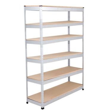 Manutan Expert - Rapid 1 varastohylly - 1980x1525x915 mm - 6 sinkittyä hyllytasoa - 350 kg/hyllytaso - helppo asennus