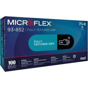 Ansell - Käsine microflex 93-852 ‐koko 9 musta