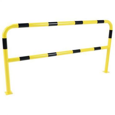 Manutan Expert - Konesuoja 59 mm 2 m keltainen/musta - Varastoon ja ulkokäyttöön - Teräs kestävä