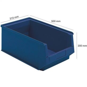 Utz - Sininen säilytysalusta mitat 500/450x310x200 mm 24,6 litraa