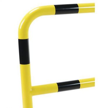 Viso - Turvakaide 1 m halk.= 40 mm kiinnityslevy keltainen/musta