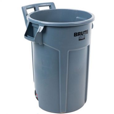 Rubbermaid - Pyöreä brut-kontti pyörillä