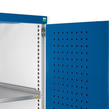 Bott - Työkaluvaunu Cubio - Vaaleanharmaa/Antrasiitti - 2 ovea 600 kg kantavuus 2 hyllytasoa