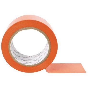 Manutan Expert - Huoltoteippi 50 mm x 33 m oranssi - PVC 0,13 mm paksuus