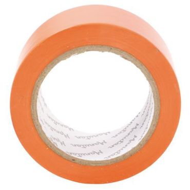 Manutan Expert - Huoltoteippi 50 mm x 33 m oranssi - PVC 0,13 mm paksuus